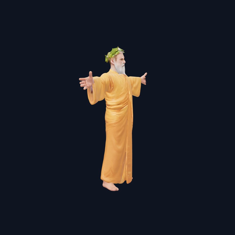 Golden Sage Robe model pack