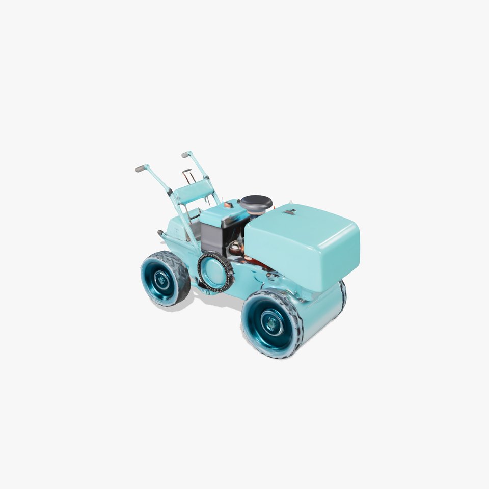 Teal Road Roller model pack