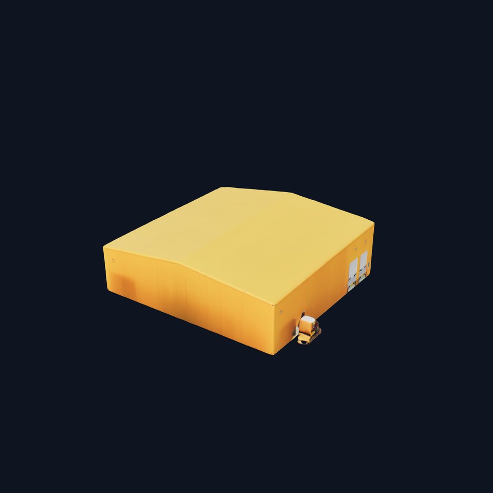 Yellow Industrial Warehouse model pack