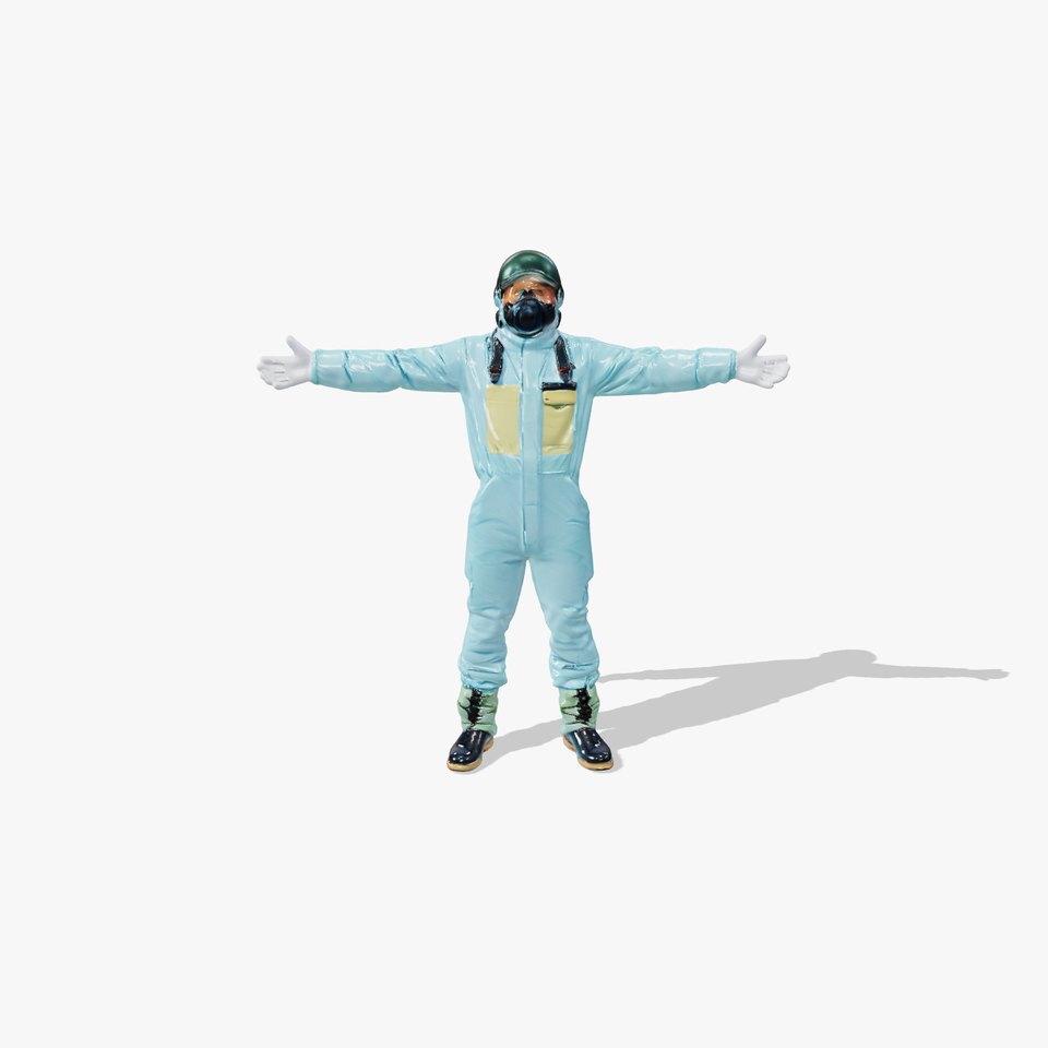 Sky Blue Hazmat Suit model pack viewer poster