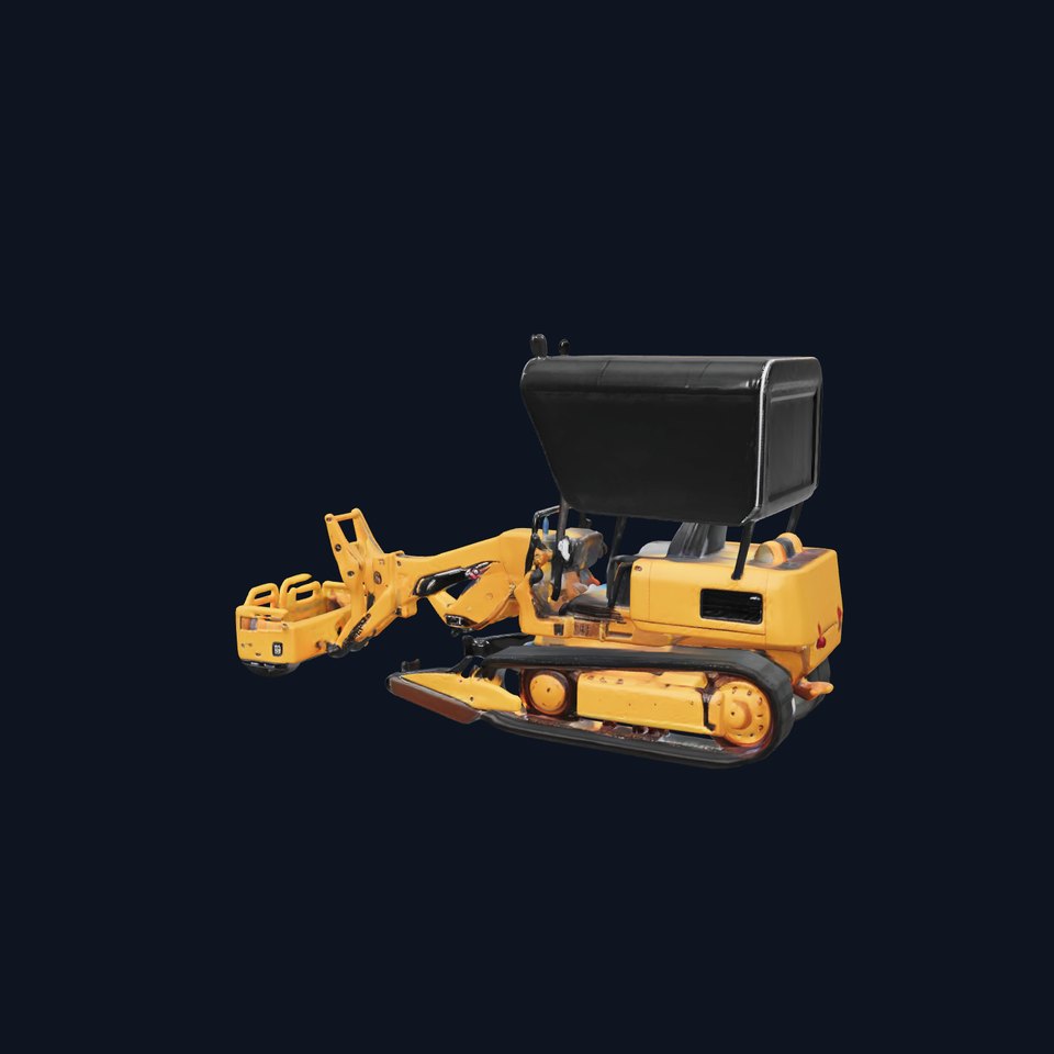 Yellow Road Grader model pack