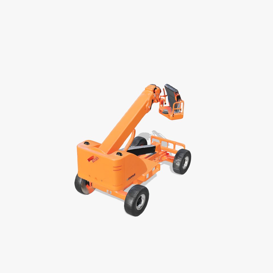 Orange Boom Lift model pack viewer poster