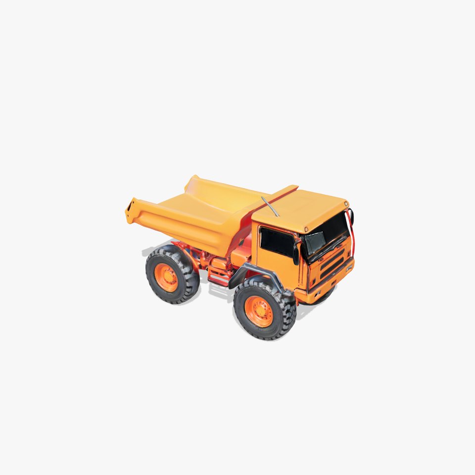 Orange Dump Truck model pack