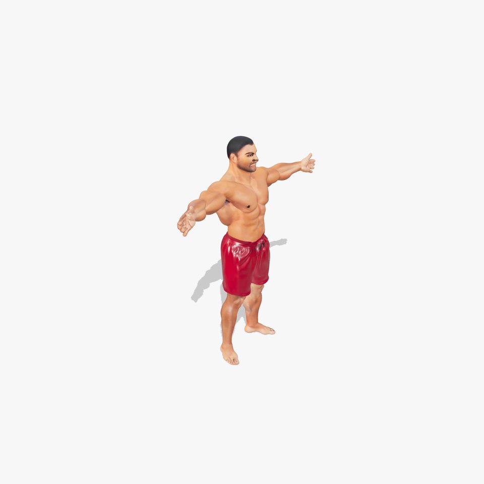 Muscular Human Figure model pack