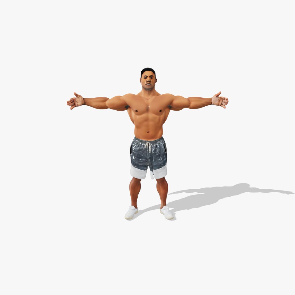 Athletic Male Model Pack
