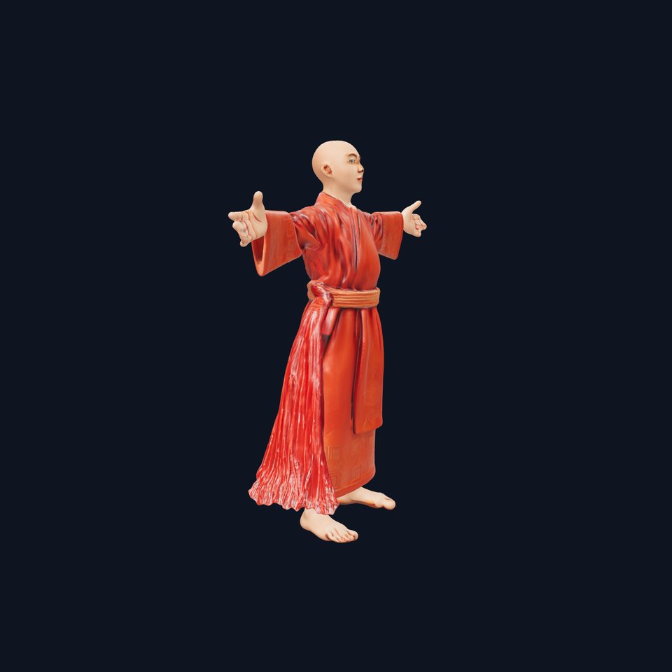 Monk Robe Character model pack