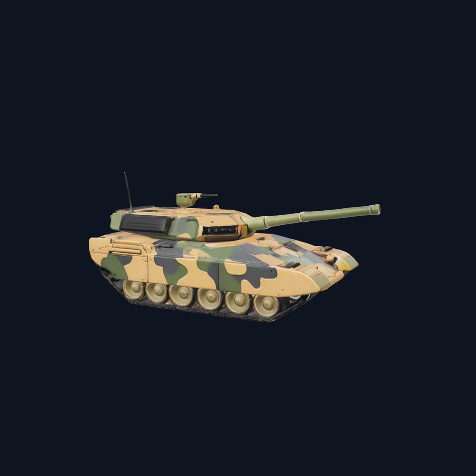 Desert Camouflage Tank model pack