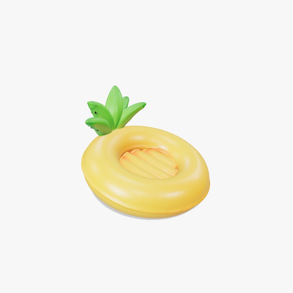 Pineapple Pool Float model pack