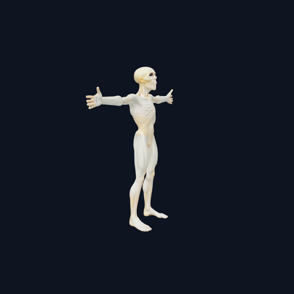 Alien Figure Anatomy model pack