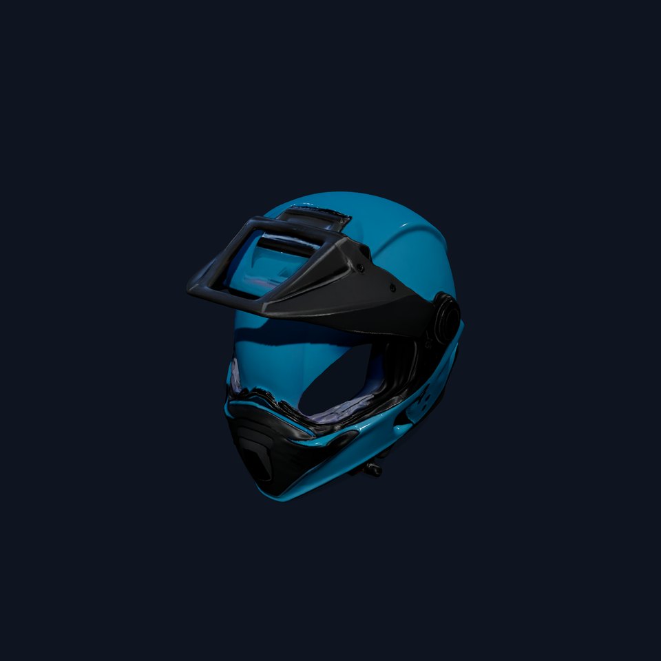 Azure Racing Helmet model pack