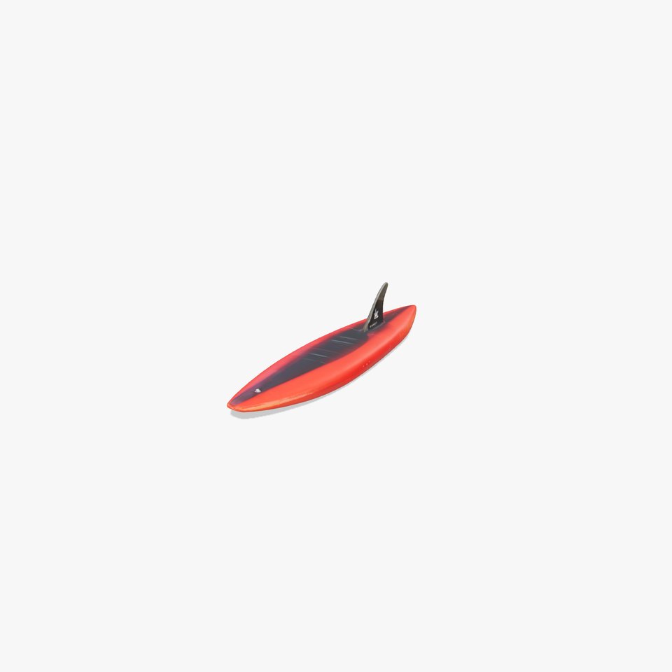Red Speed Surfboard model pack