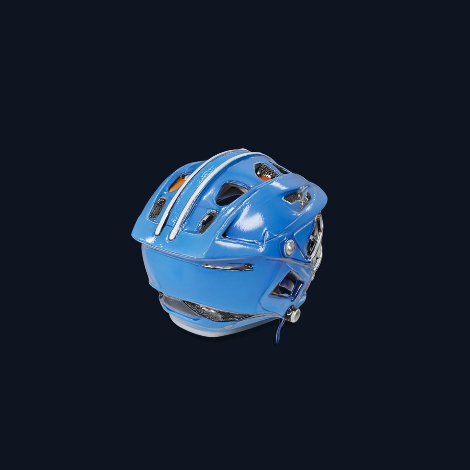 Blue Athletic Helmet model pack