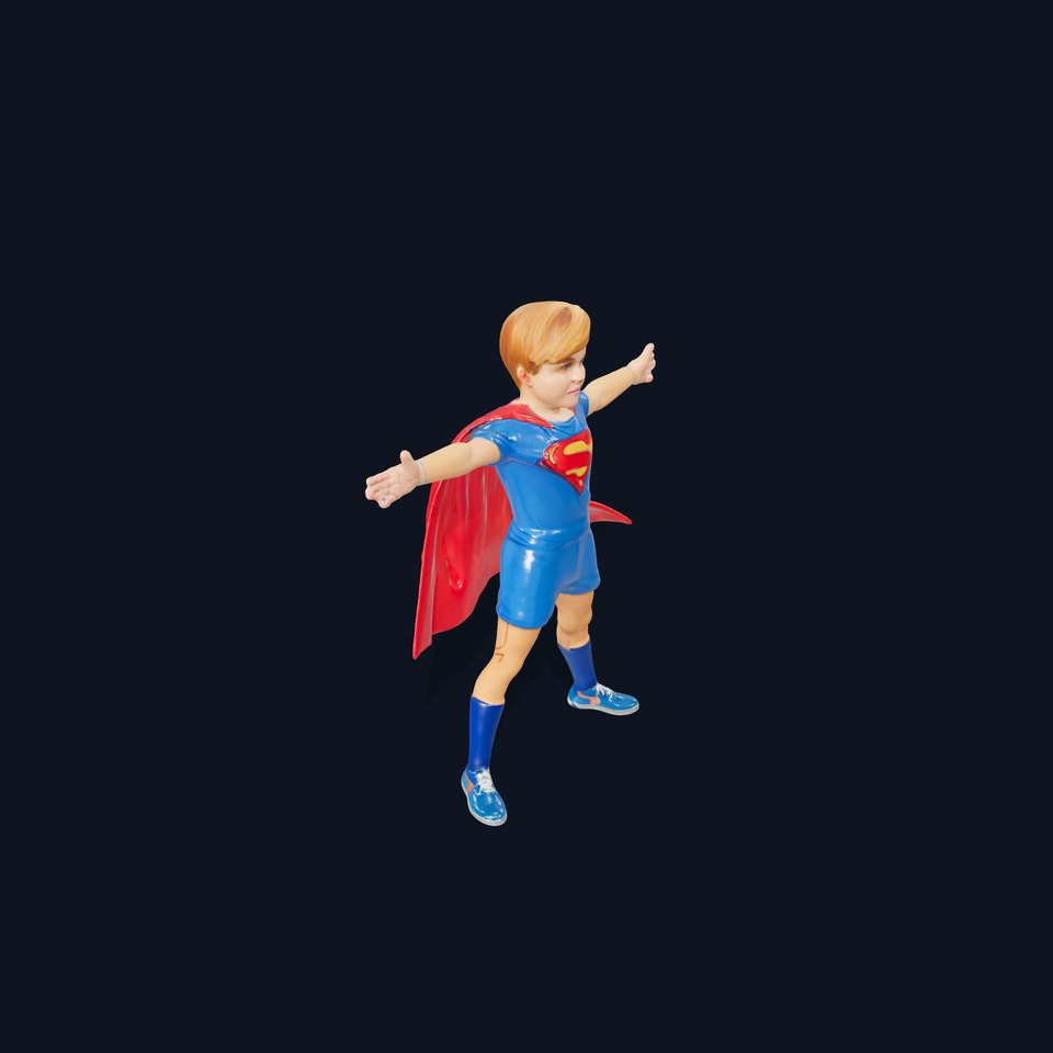 Hero Costume Child model pack