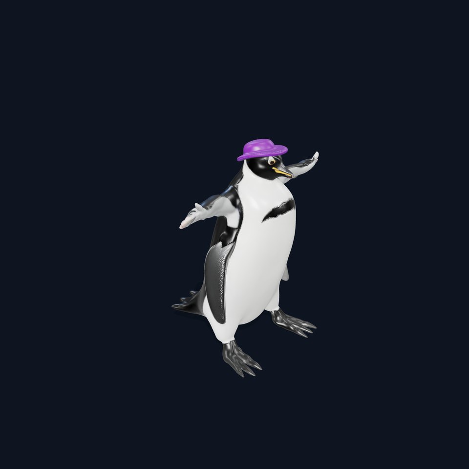 Dapper Penguin model pack