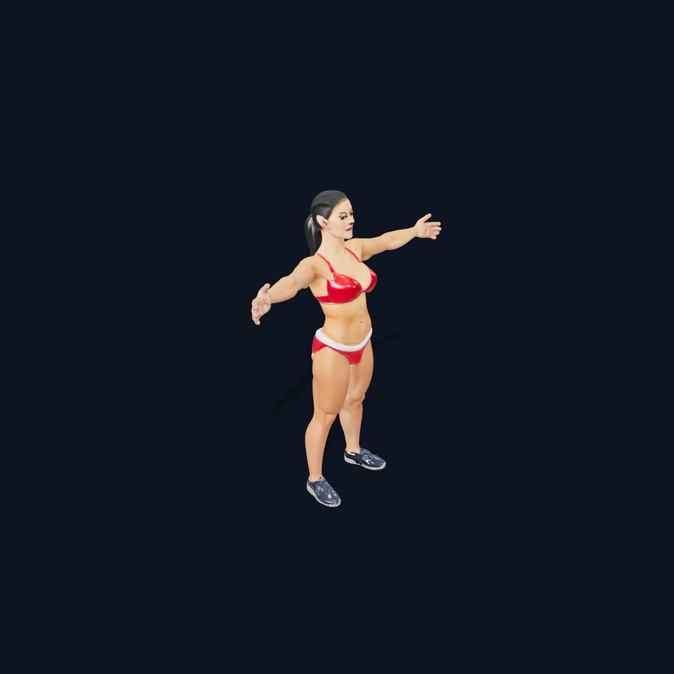 Dynamic Fitness Figure model pack