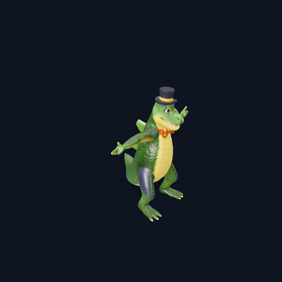 Dapper Crocodile model pack