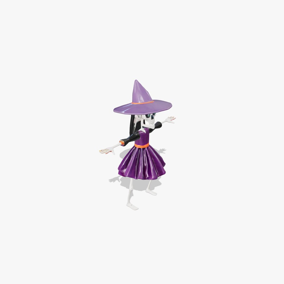 Skeleton Witch Purple model pack viewer poster