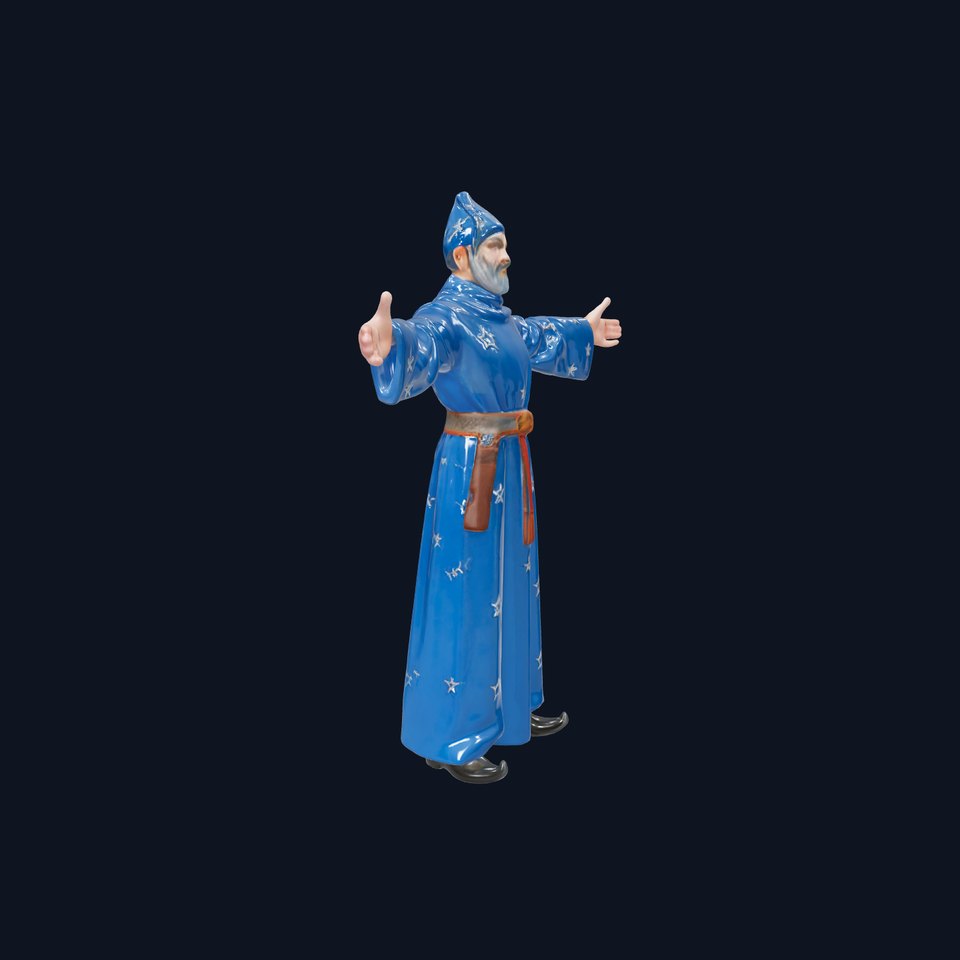 Wizard Starry Robe model pack