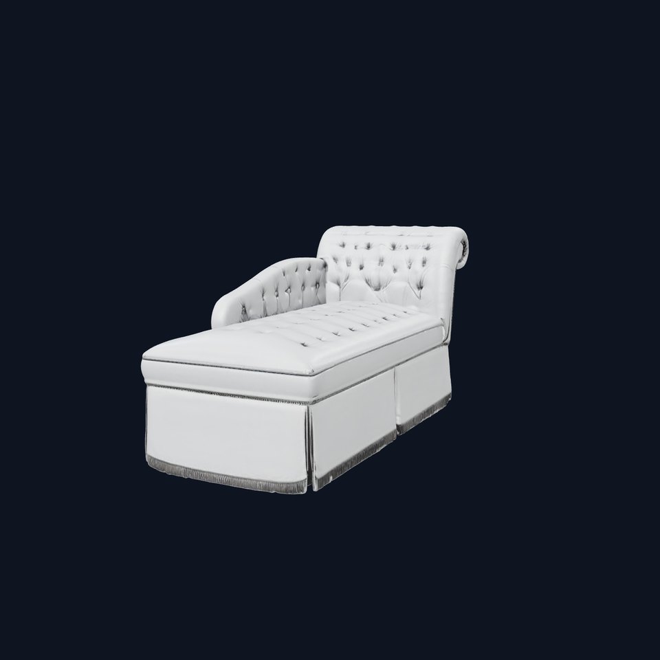 Elegant Gray Chaise model pack