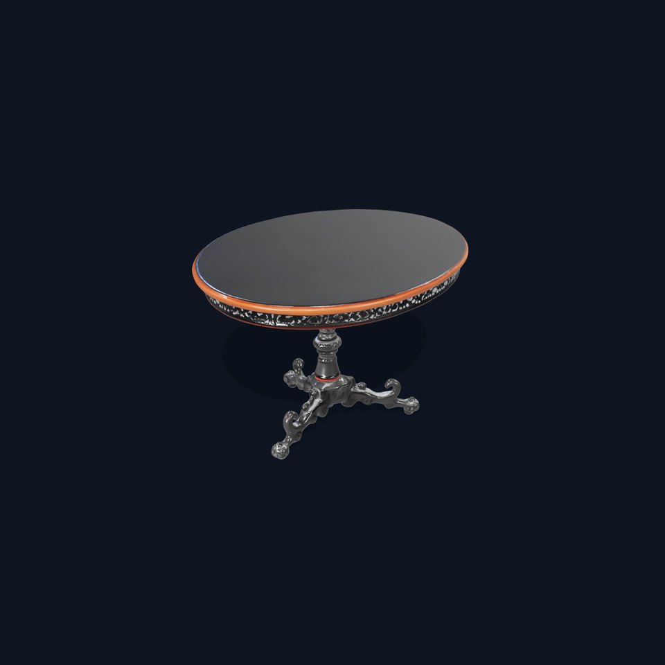 Elegant Victorian Table model pack viewer poster