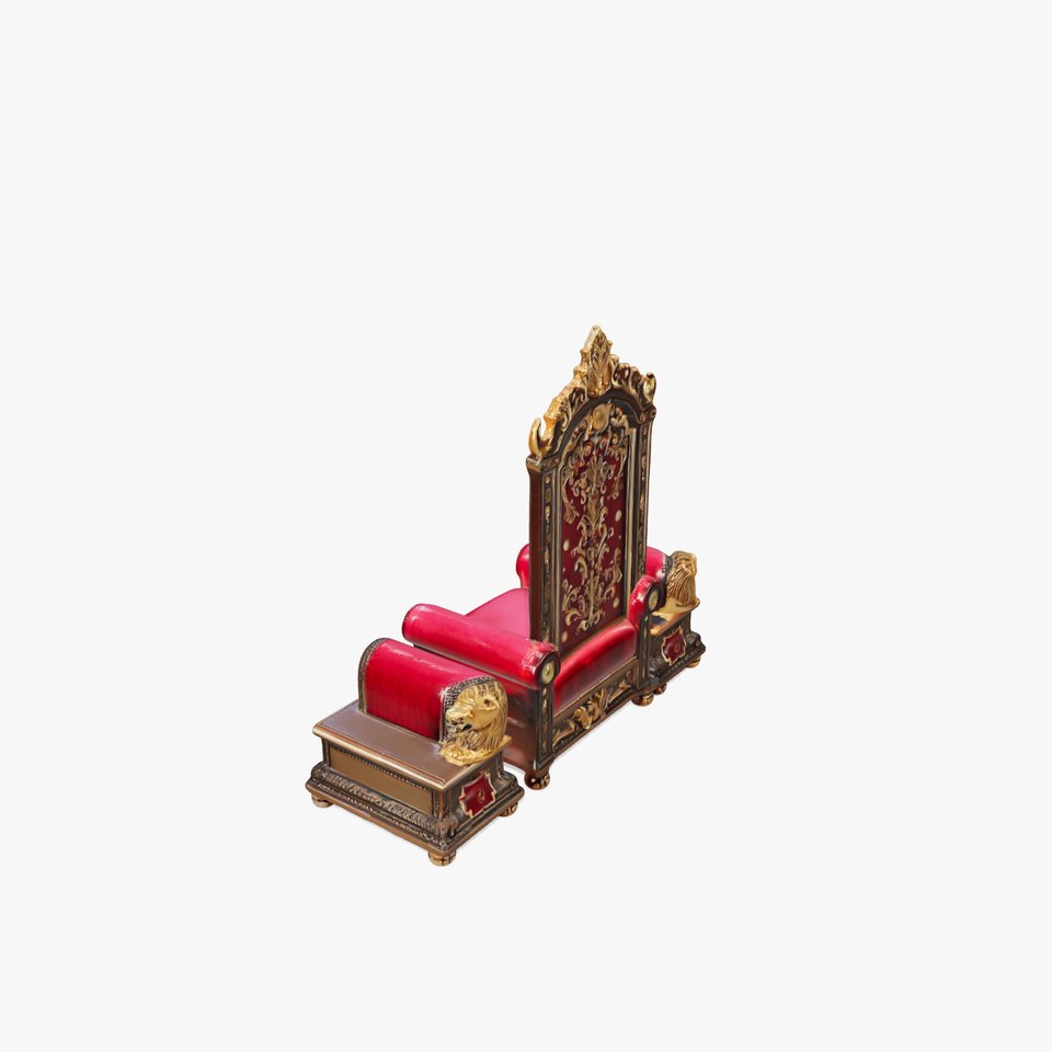 Royal Red Throne model pack