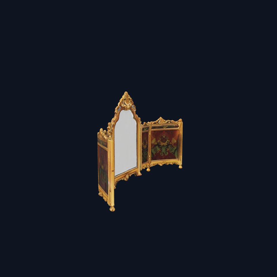 Ornate Gold Mirror model pack