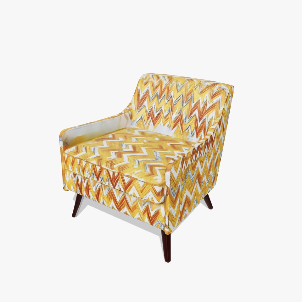 Zigzag Pattern Armchair model pack