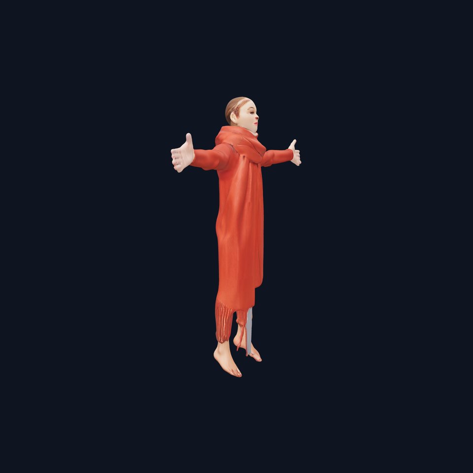 Rustic Cozy Scarf model pack