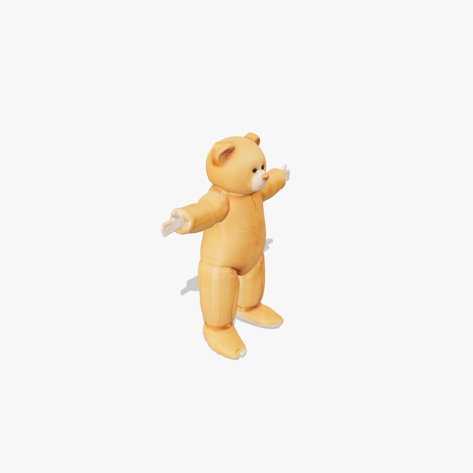 Golden Plush Teddy model pack