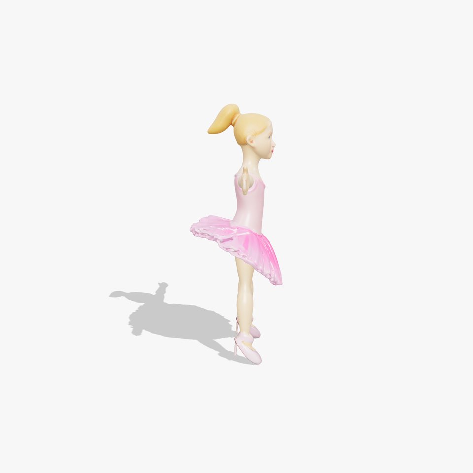 Graceful Ballerina model pack viewer poster