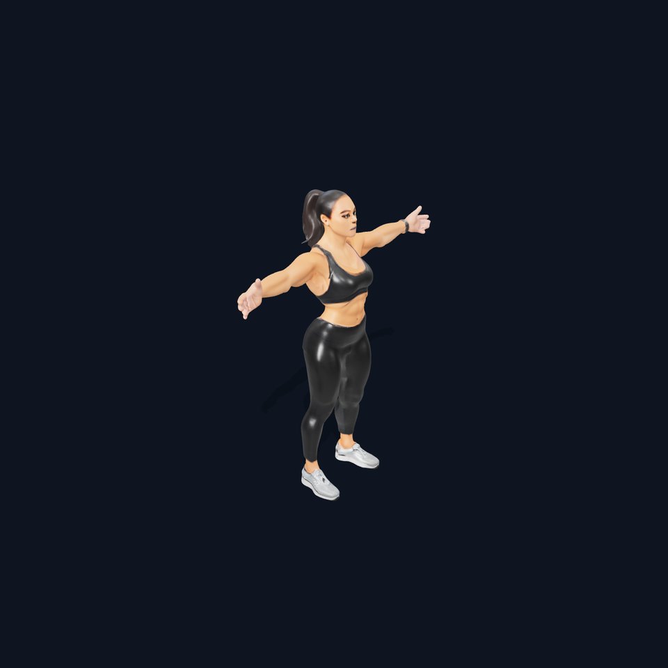 Athletic Fitness Woman model pack