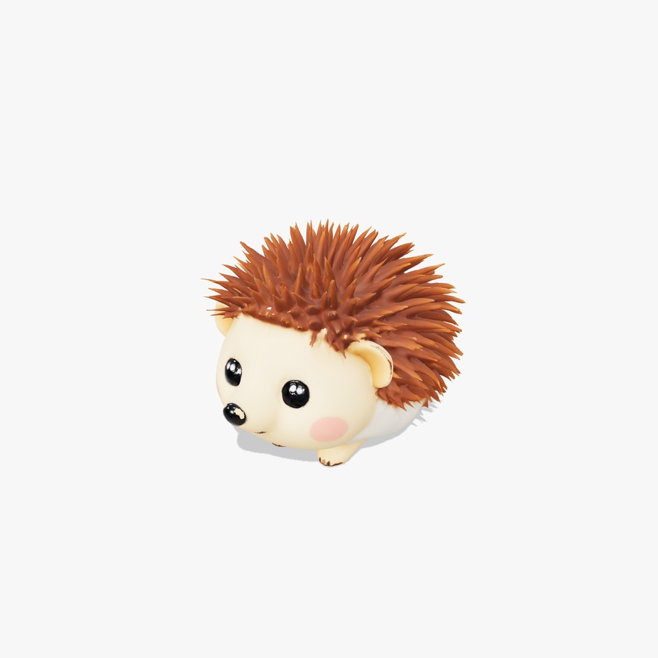Cute Hedgehog Character model pack