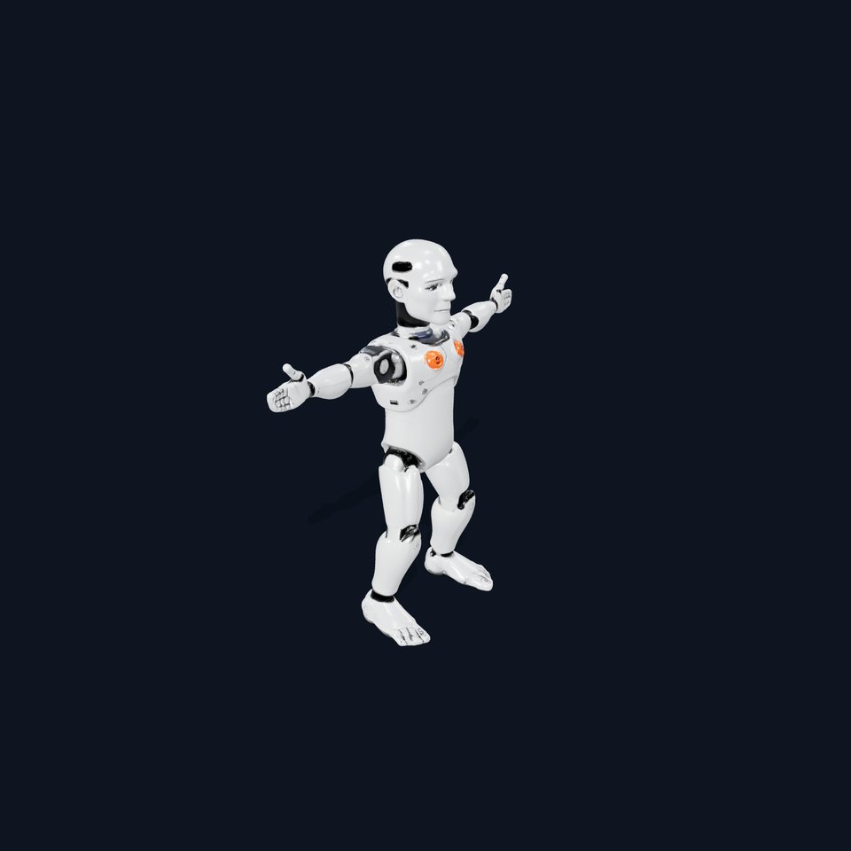 Advanced Robotic Humanoid model pack viewer poster