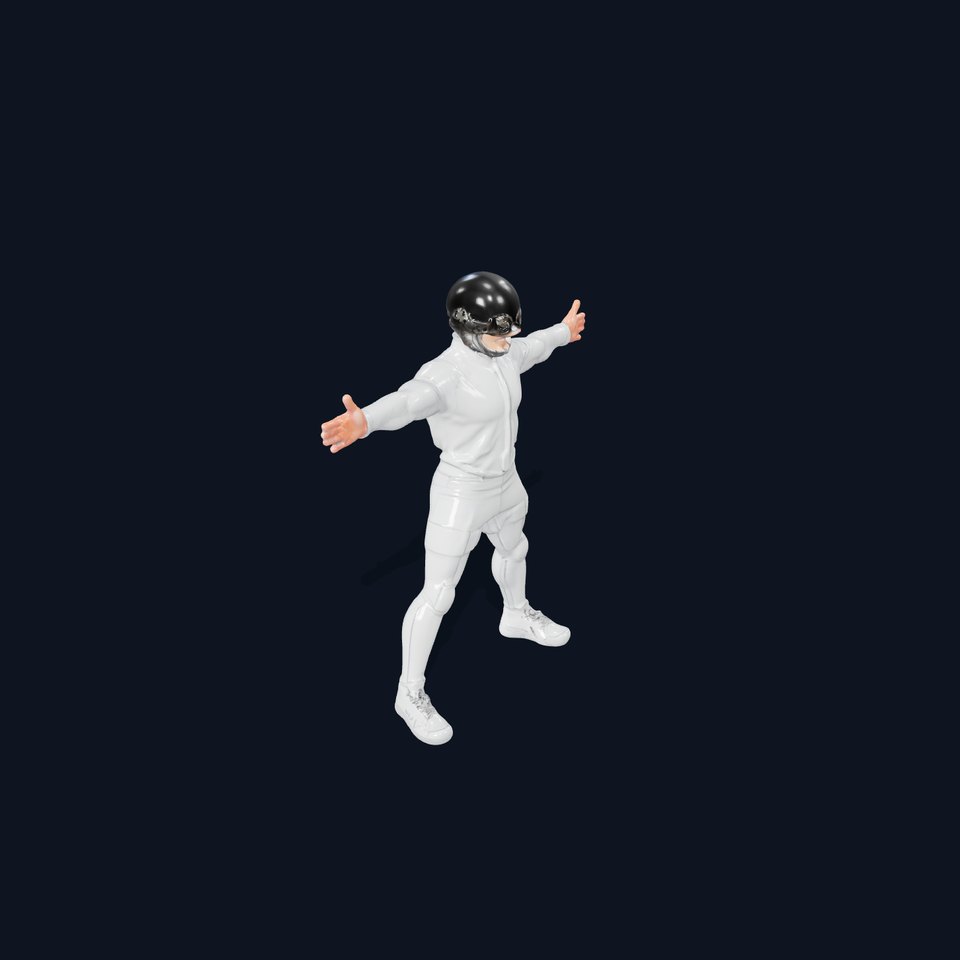 Futuristic White Suit model pack