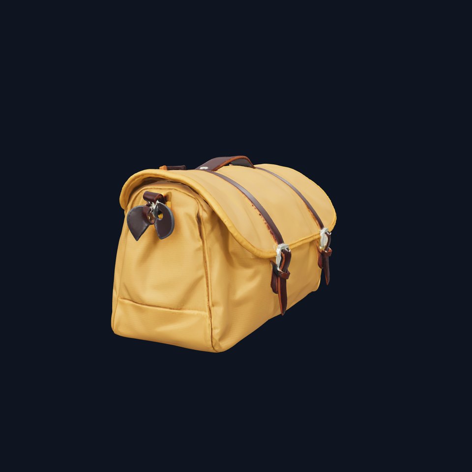 Vintage Tan Bag model pack
