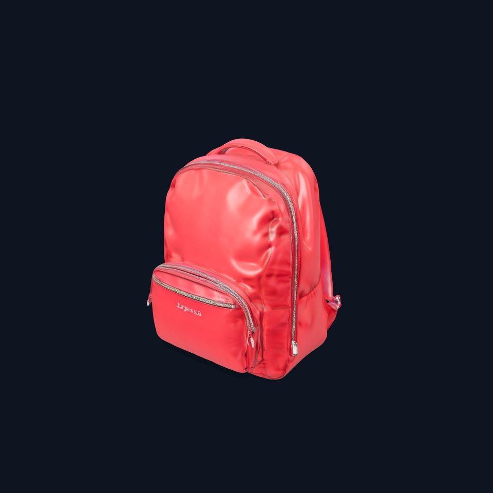Red Travel Backpack model pack viewer poster