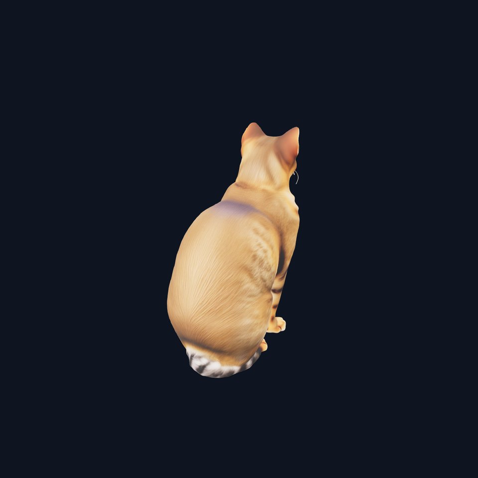 Striped Cat model pack viewer poster