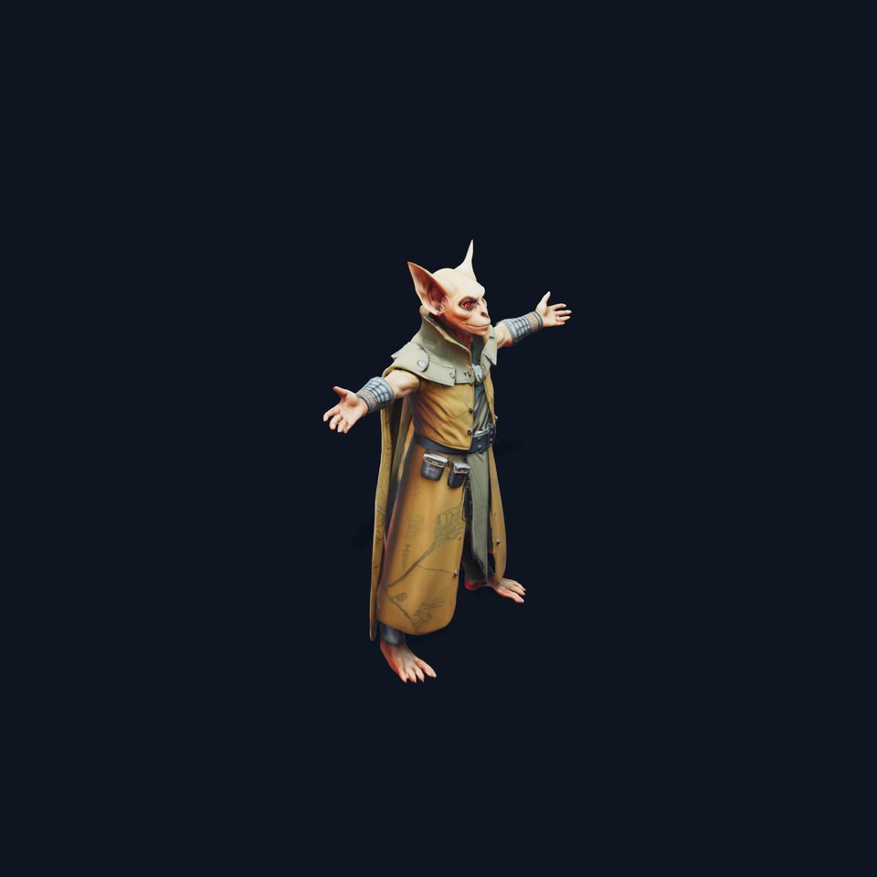 Mystical Elf Warrior model pack