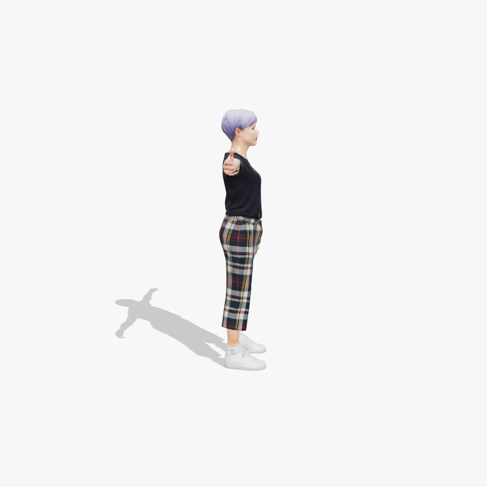 Casual Plaid Fashion model pack