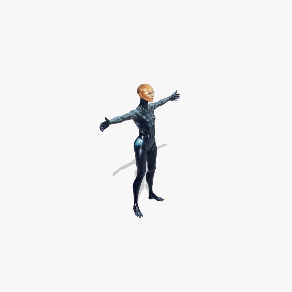 Futuristic Android model pack