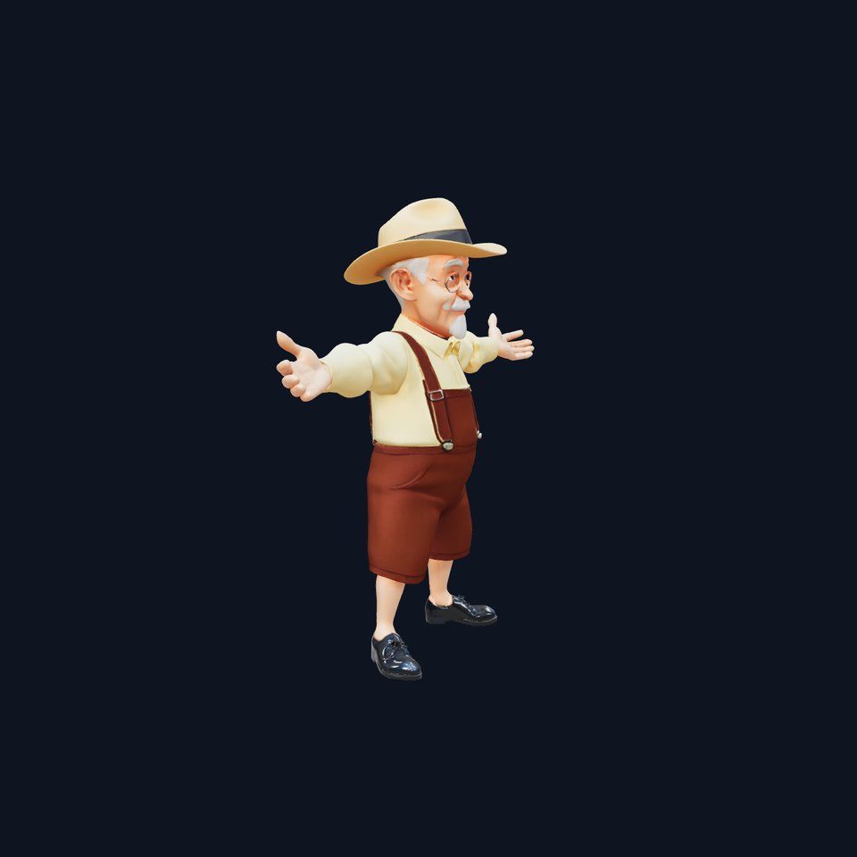 Friendly Farmer Elder model pack
