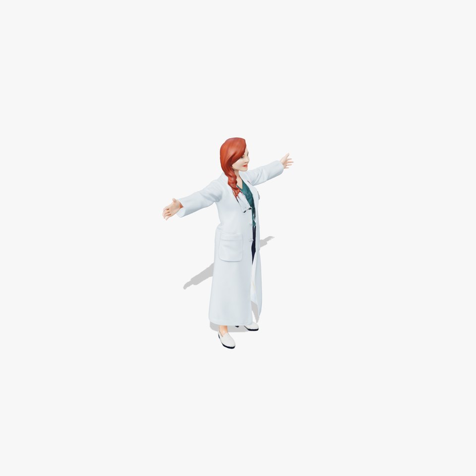 Professional Doctor Character model pack