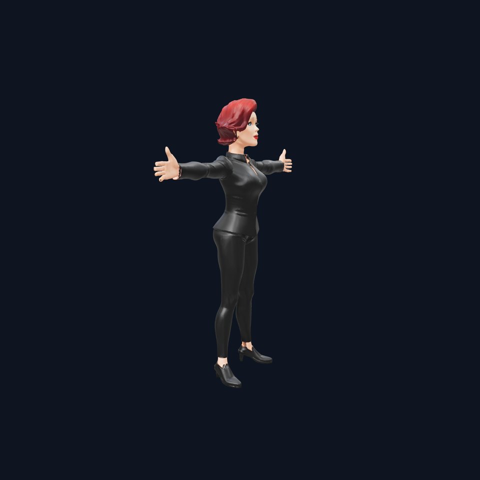 Professional Female Agent model pack
