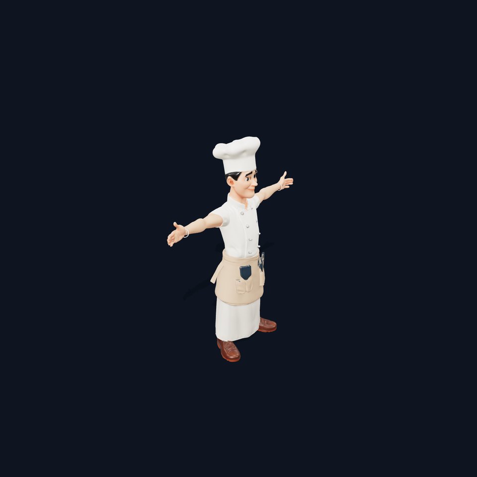 Charming Chef Character model pack