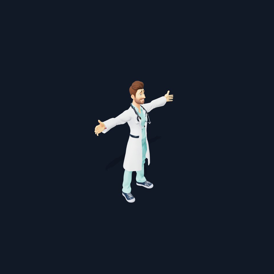 Friendly Doctor Character model pack