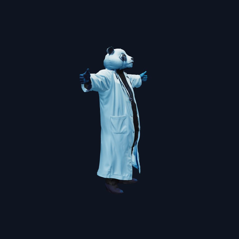 Panda Doctor model pack
