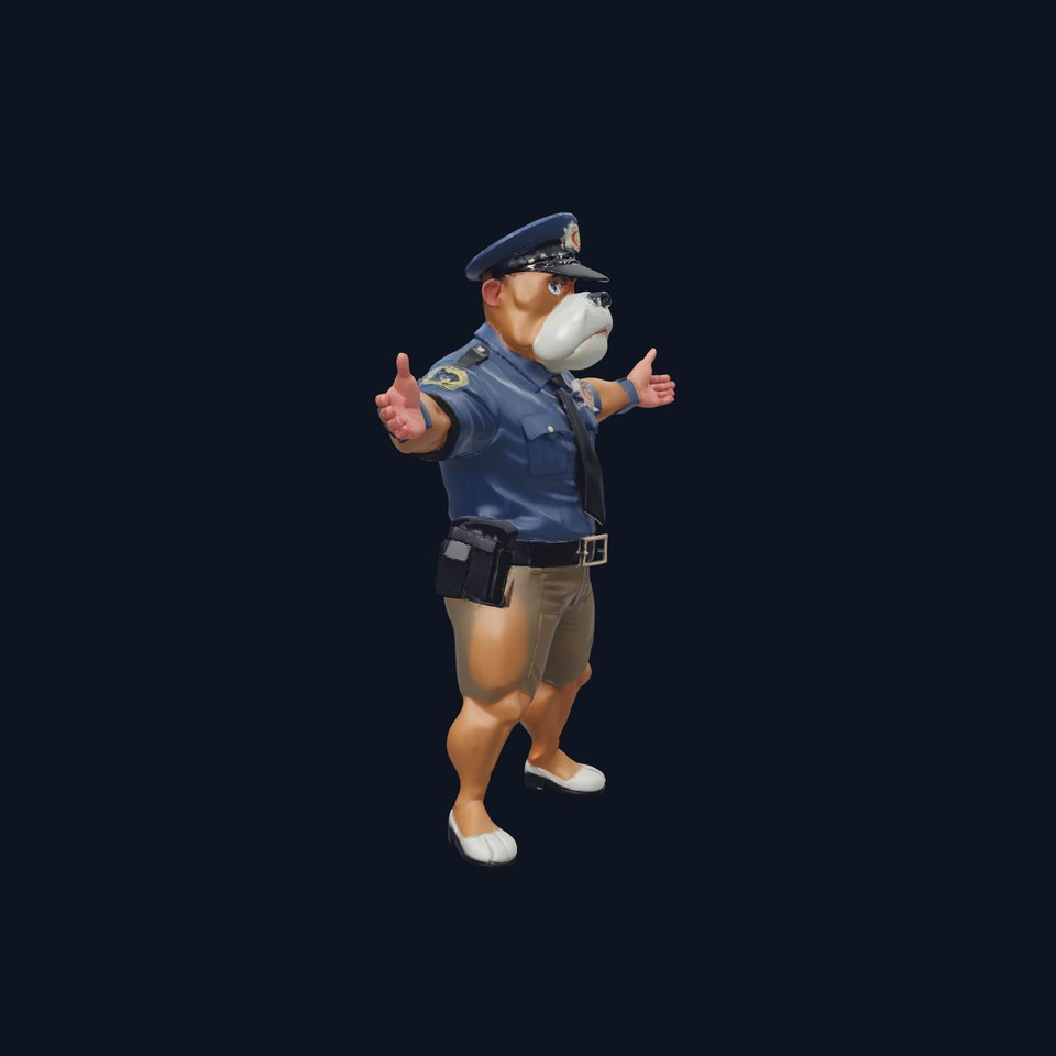 Bulldog Officer model pack