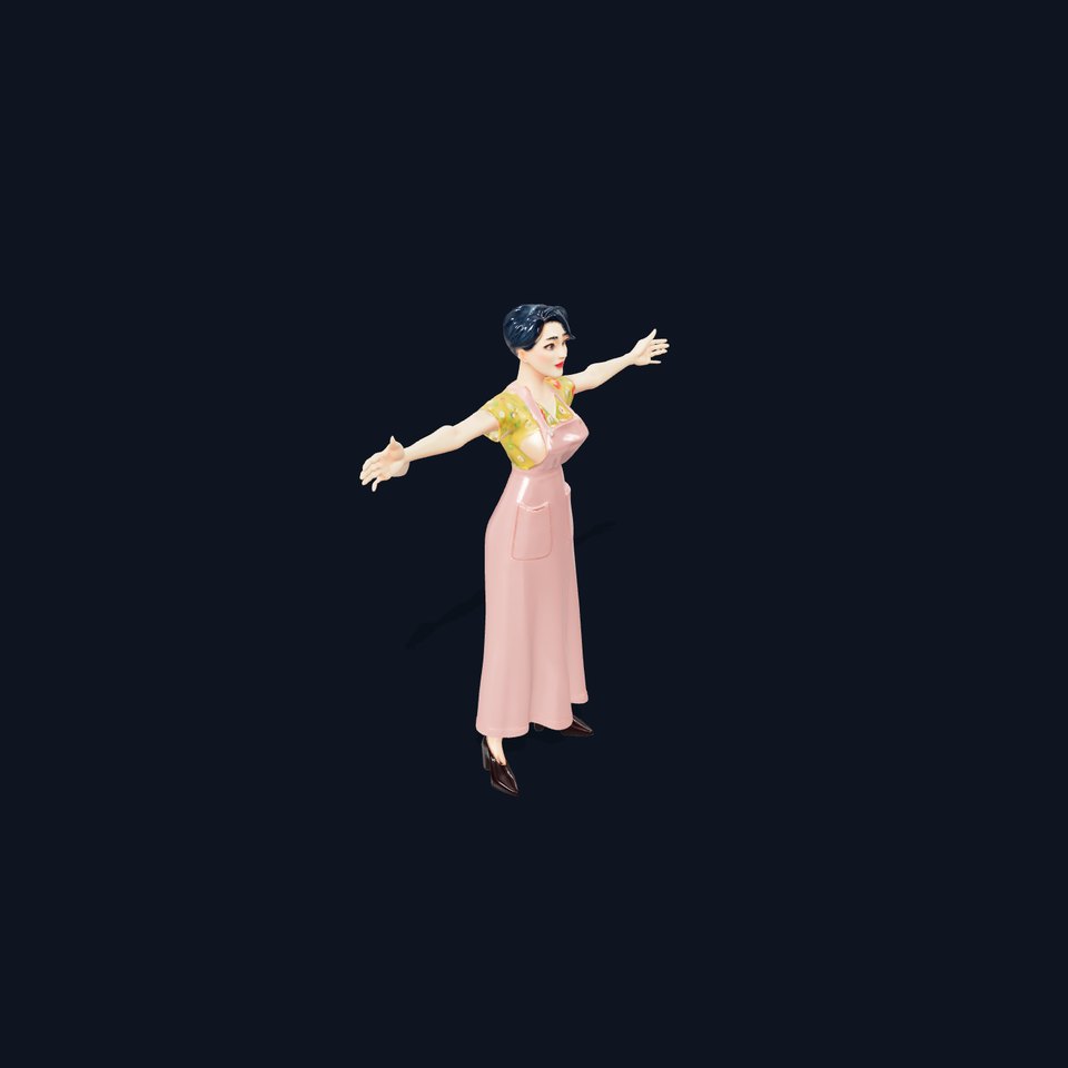 Charming Character Apron model pack