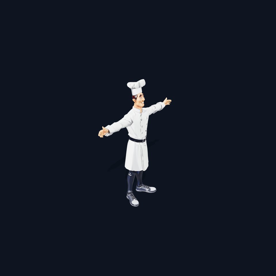 Classic Chef Character model pack