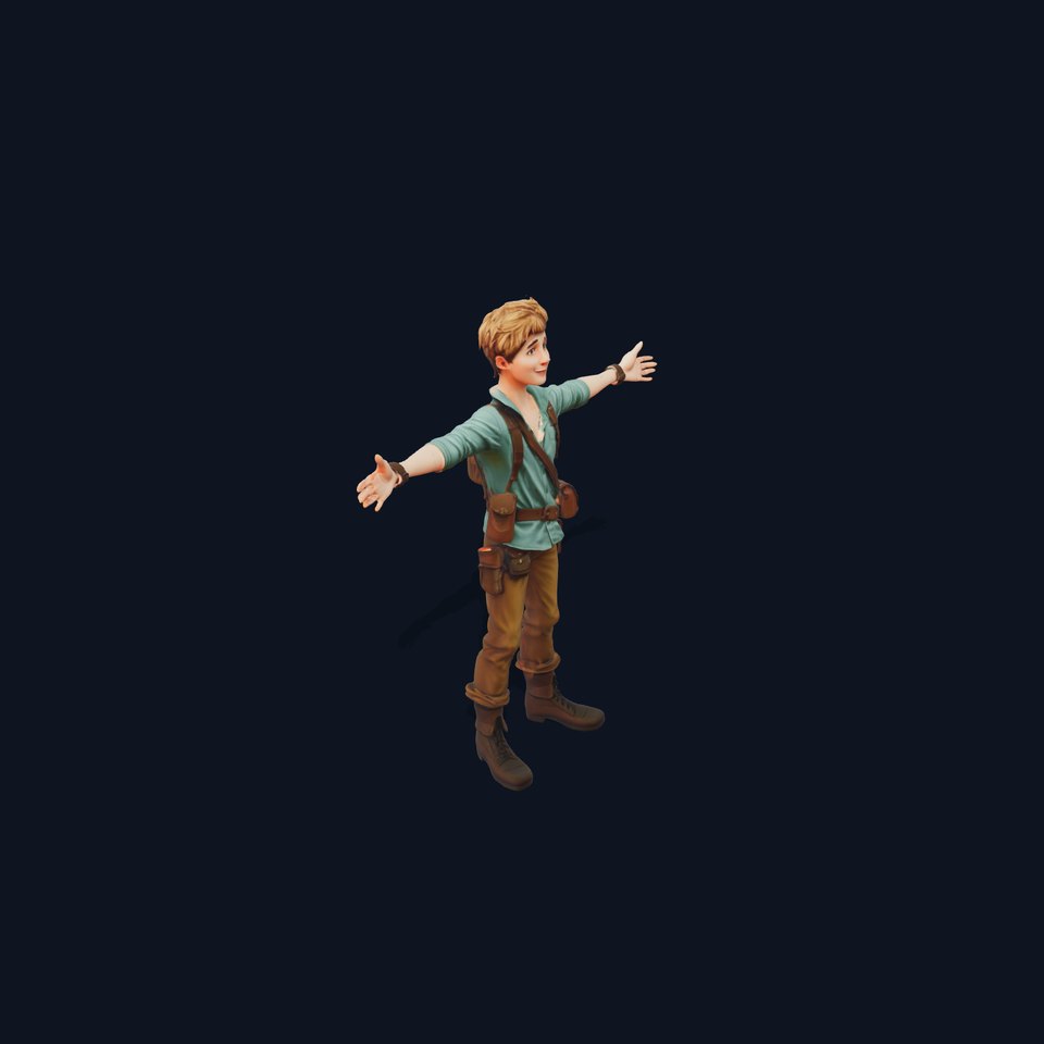 Adventurous Explorer Character model pack